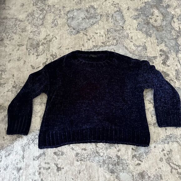 SANCTUARY Navy Knit Sweater - Picture 1 of 4